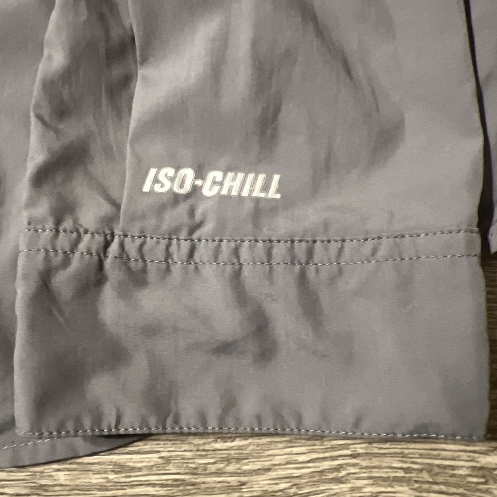 Under Armour ISO Chill Long Sleeve Button Lightweight Vented Gray Shirt Size 3XL - Picture 7 of 8